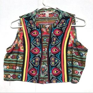 Chelsea & Violet Embroidered Top Size S